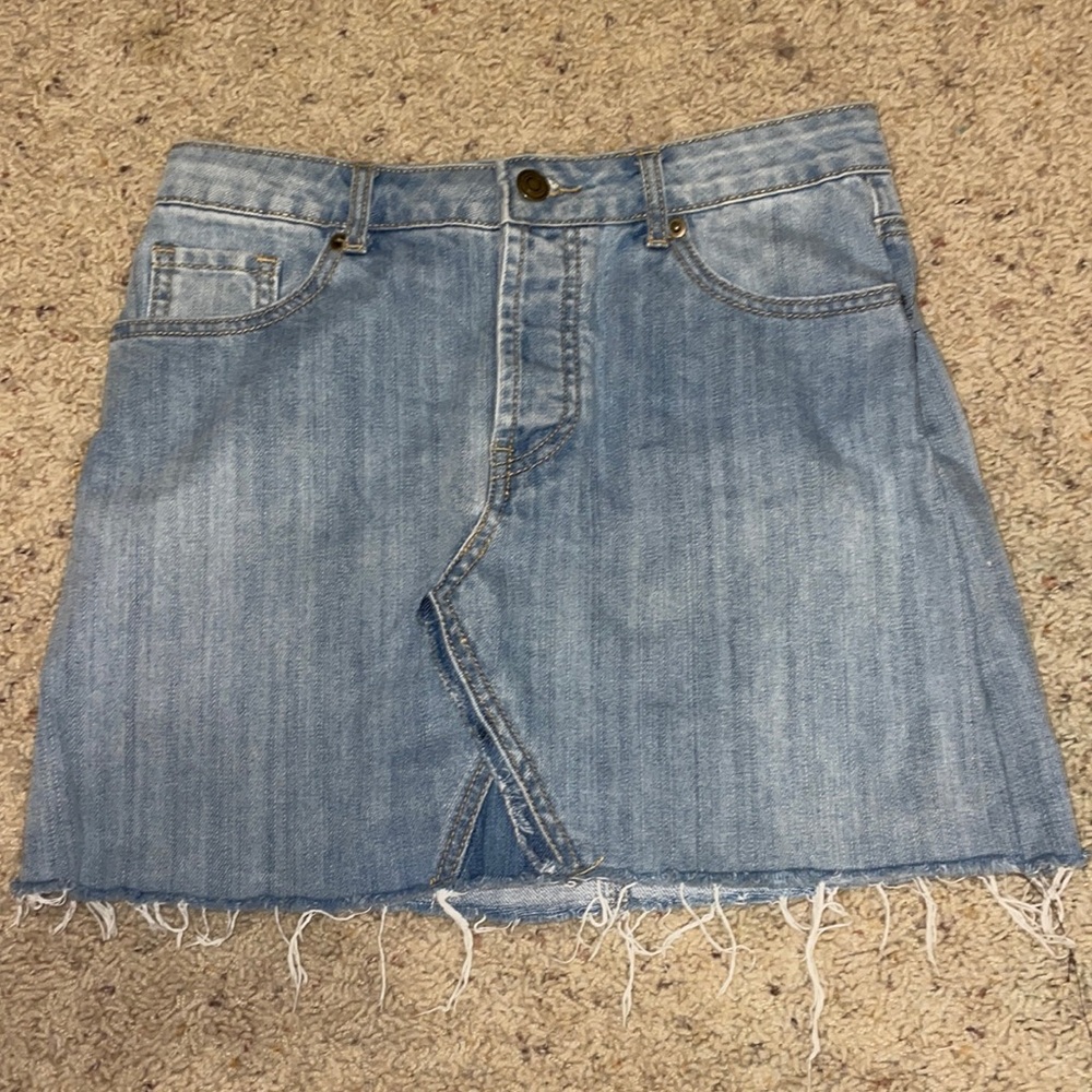 JEAN SKIRT - FOREVER 21 - Size S (waist:28)